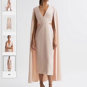 Reiss cape dress - new with tags